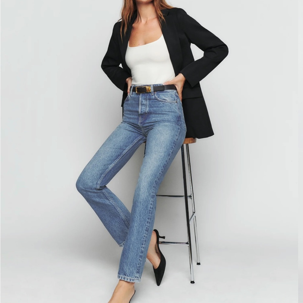 Reformation Cynthia High Rise Straight